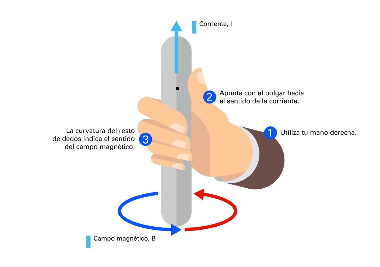 La regla de la mano derecha La regla de la mano derecha