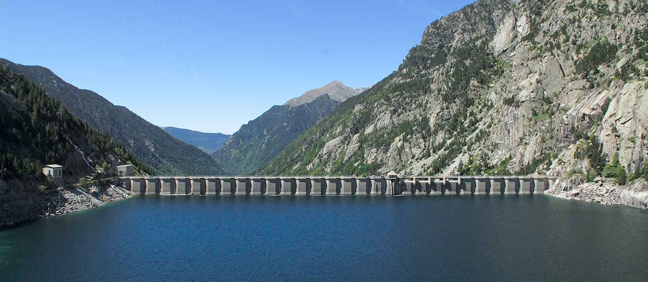 Paisaje de la presa