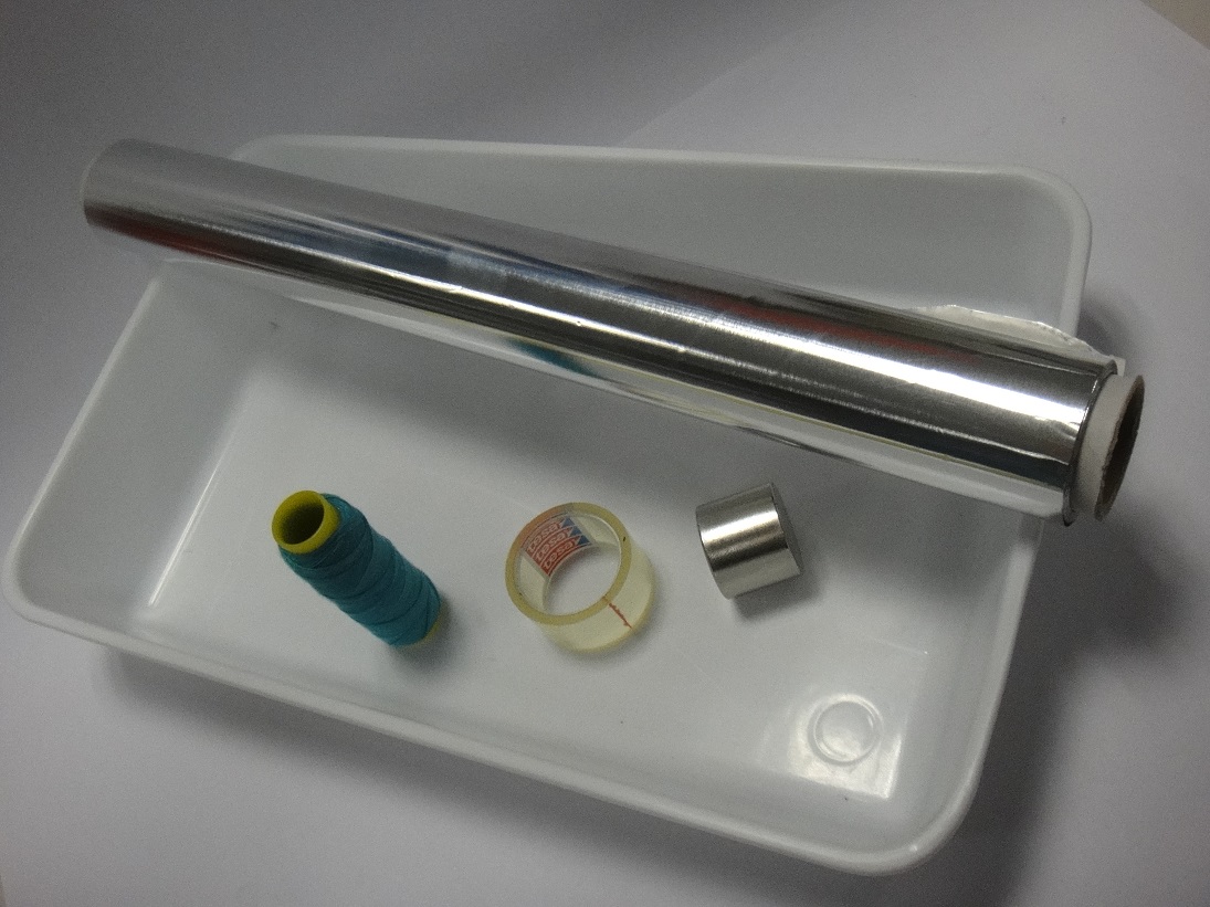 Material necesario para el experimento