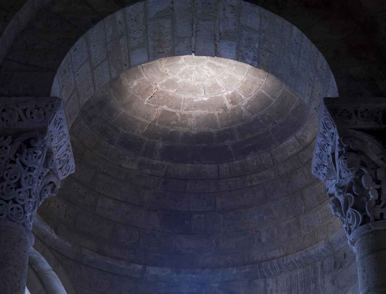 Interior de la iglesia de San Martín de Tours. Frómista