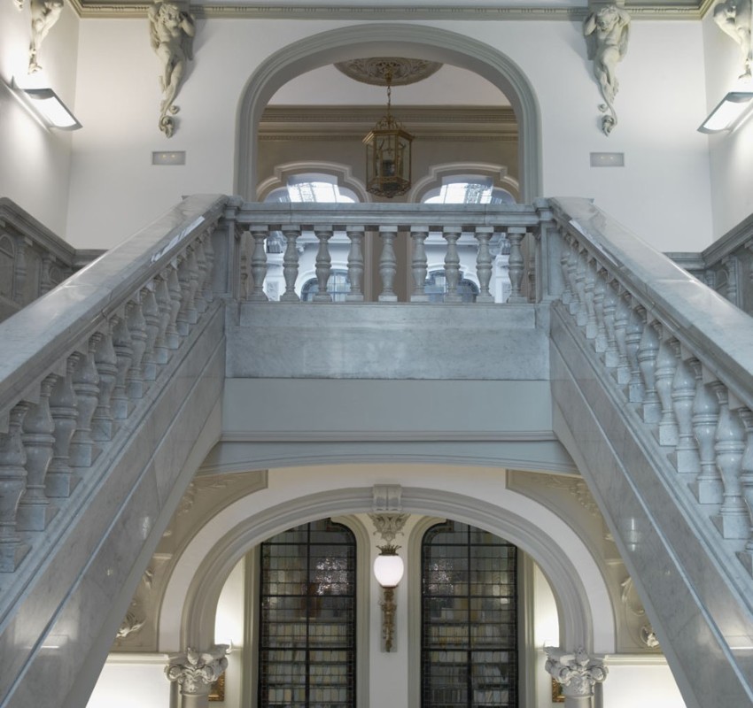 Vista del interior del palacio