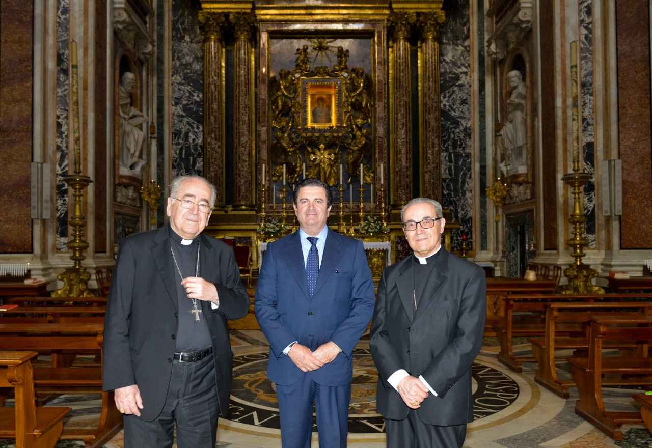 Cardenales y el Presidente de Fundación Endesa