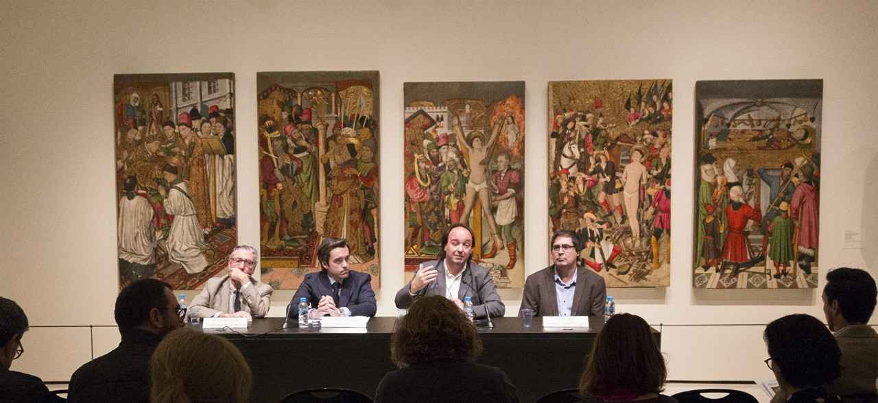 Foto durante la rueda de prensa