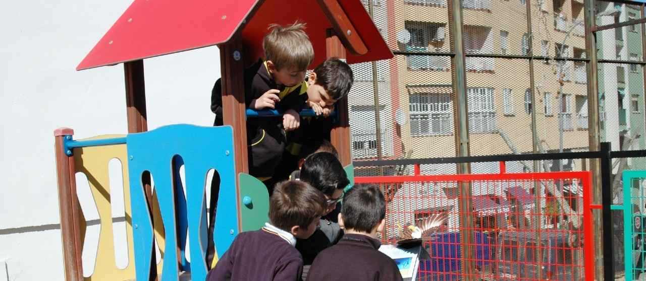 Foto de los niños de las familias de Badajoz 