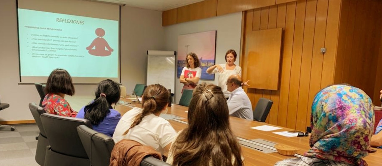 Imagen durante la presentación de "Cambiando vidas"