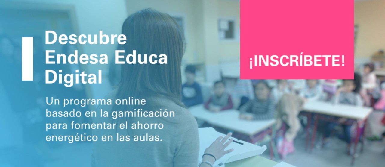 Cartel para la inscripción en Educa Digital