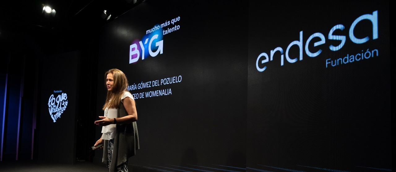 María Gómez del Pozuelo en la presentación