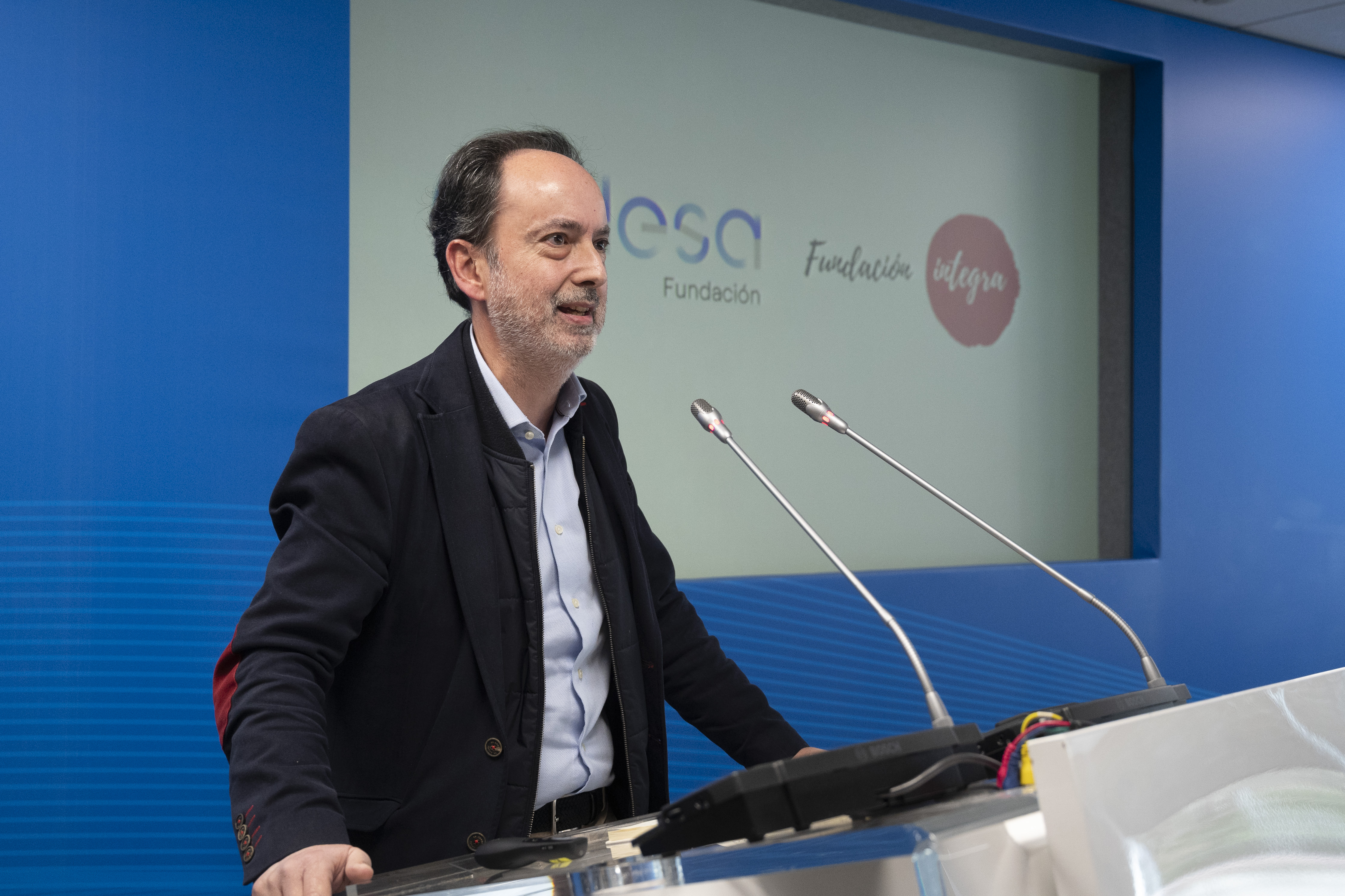 Joan Claver, empleado de Endesa voluntario en Carmbiando Vidas.